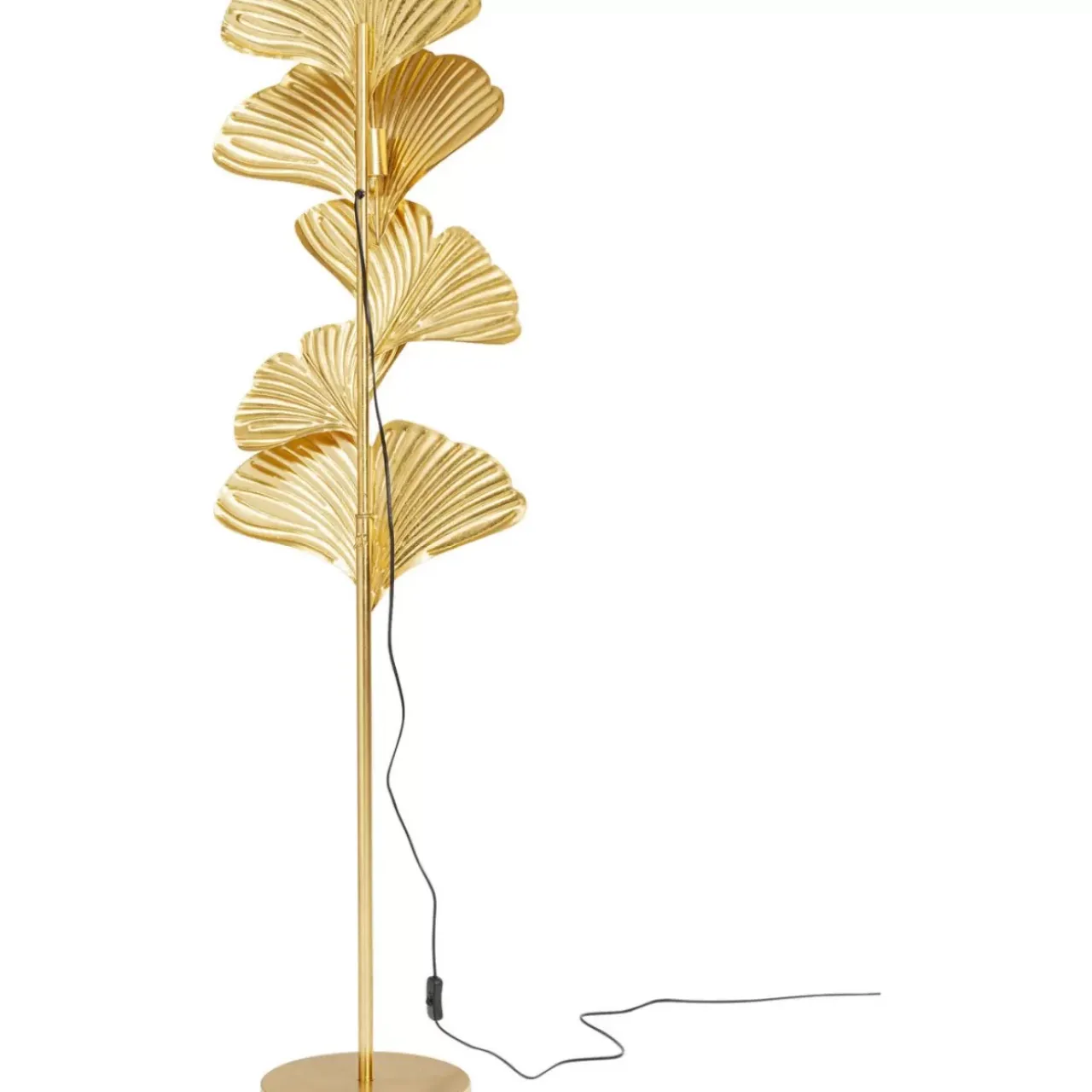 Steh & Bodenleuchten-KARE Design Stehleuchte Yuva Gold 160Cm