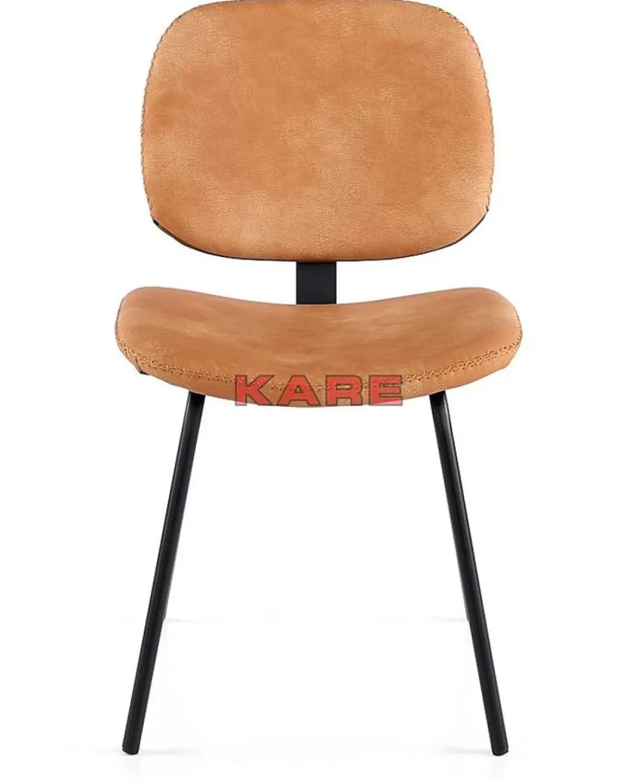 Stühle-KARE Design Stuhl Barber Orange