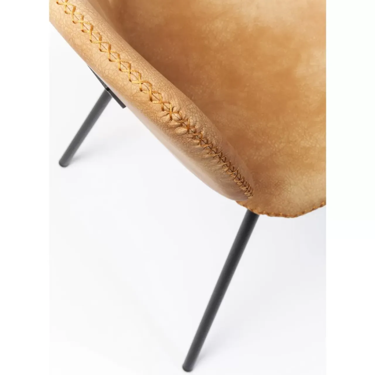 Stühle-KARE Design Stuhl Barber Orange