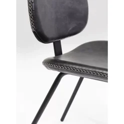 Stühle-KARE Design Stuhl Barber Schwarz