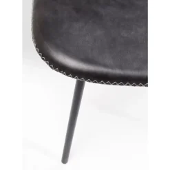 Stühle-KARE Design Stuhl Barber Schwarz