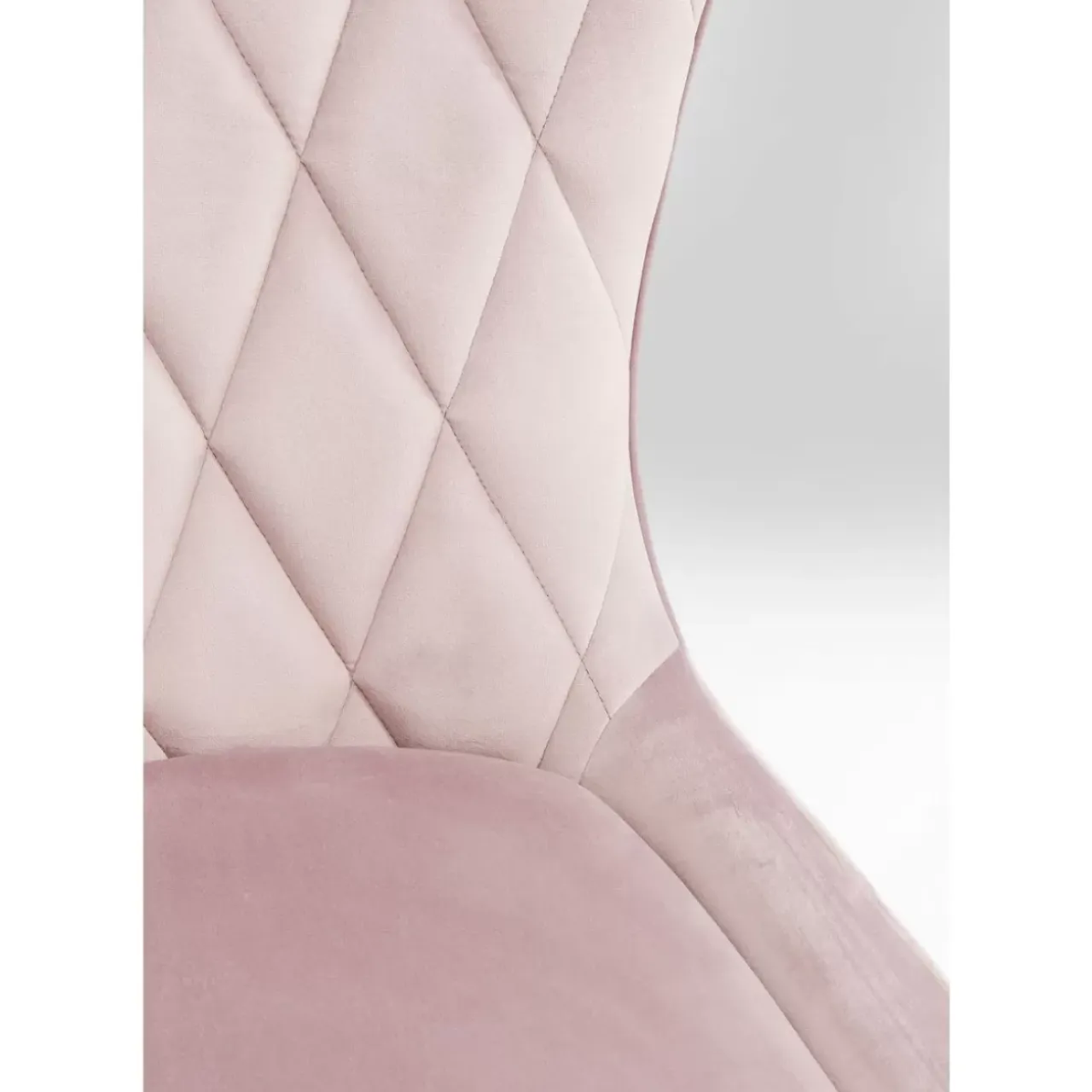 Stühle-KARE Design Stuhl Black Marshall Velvet Rose