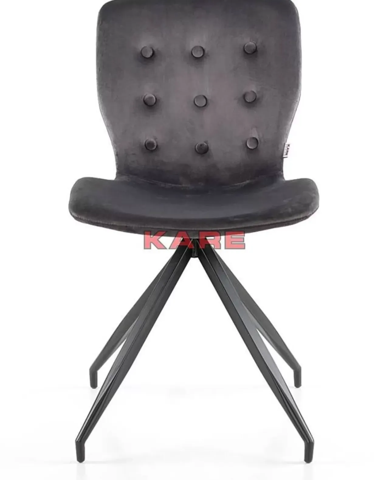 Stühle-KARE Design Stuhl Butterfly Dark Grau
