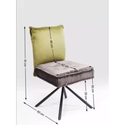Stühle-KARE Design Stuhl Chelsea Grun