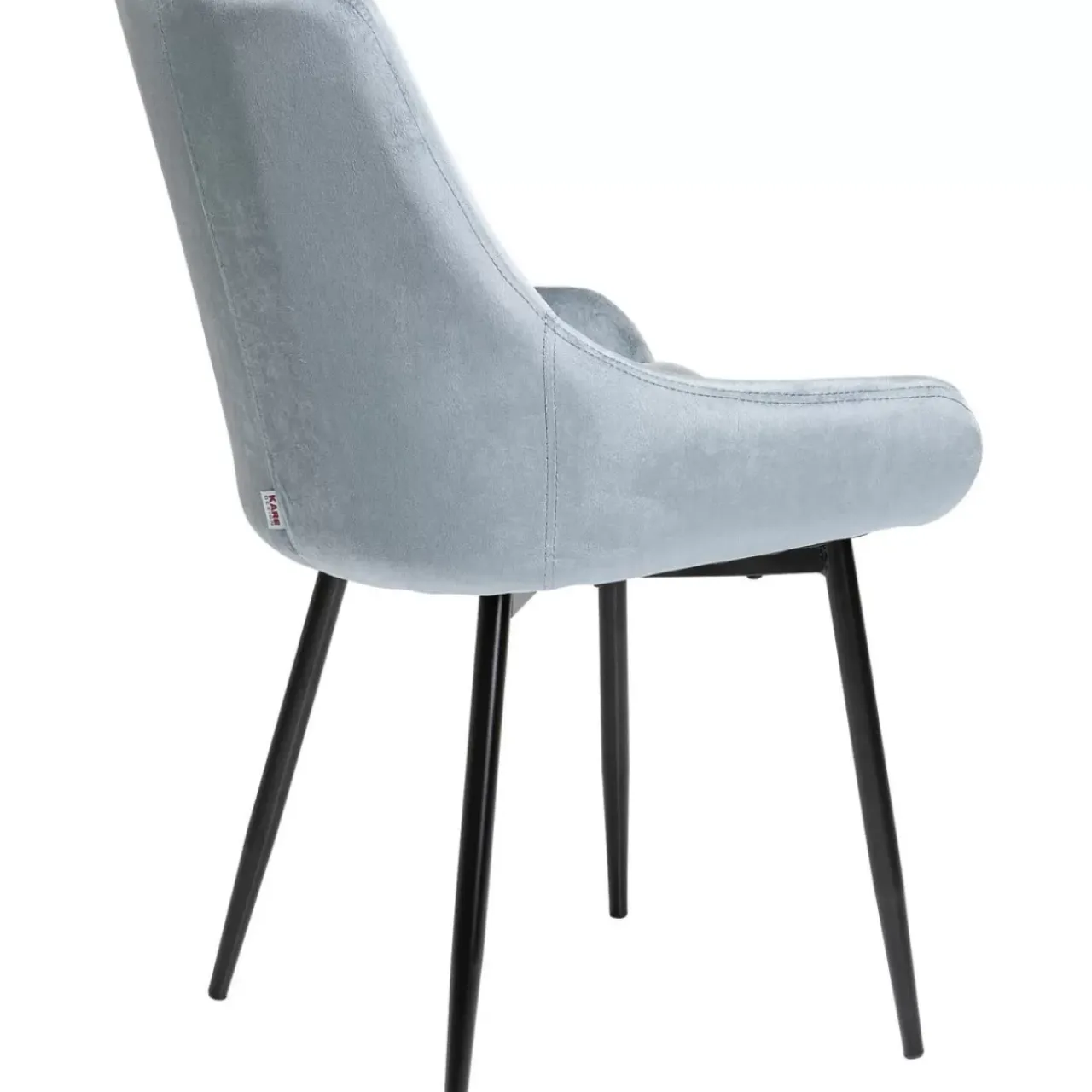 Stühle-KARE Design Stuhl East Side Silbergrau Xl