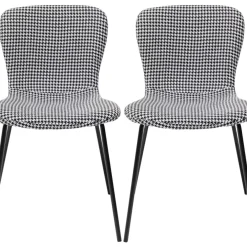 Stühle-KARE Design Stuhl Frida Schwarz Und Weiss (2/Set)