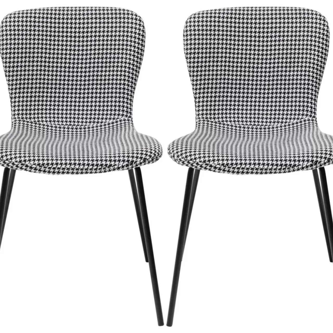 Stühle-KARE Design Stuhl Frida Schwarz Und Weiss (2/Set)