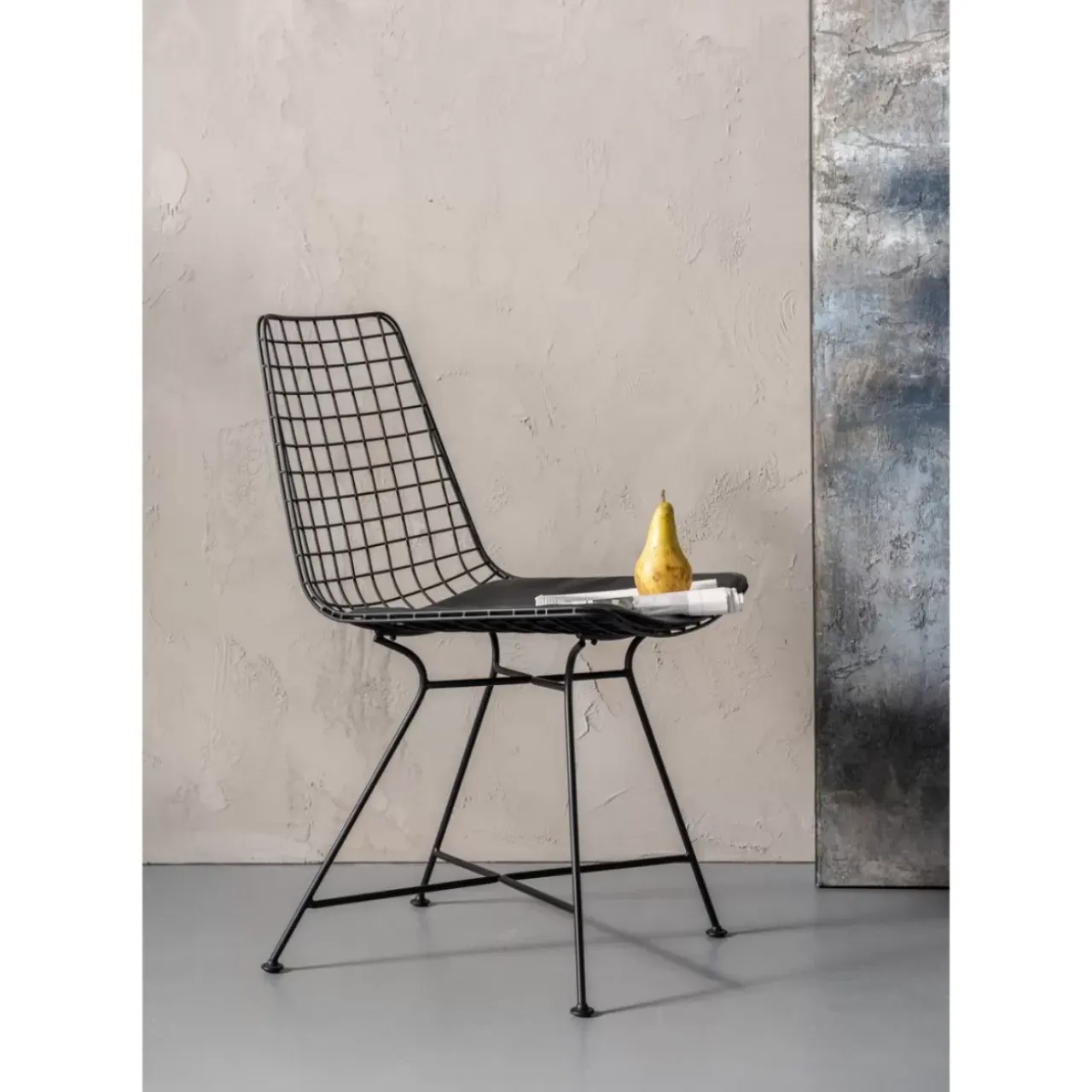 Stühle-KARE Design Stuhl Grid Schwarz