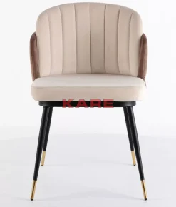 Stühle-KARE Design Stuhl Hojas Beige