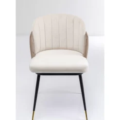 Stühle-KARE Design Stuhl Hojas Beige