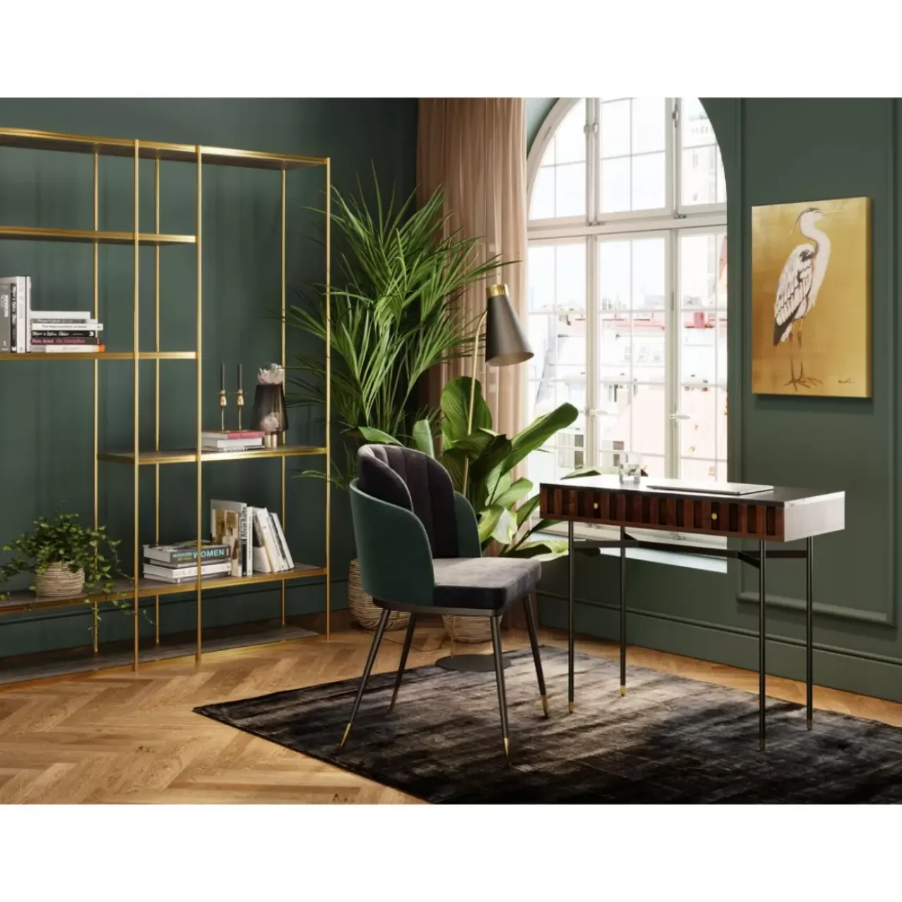 Stühle-KARE Design Stuhl Hojas Grau