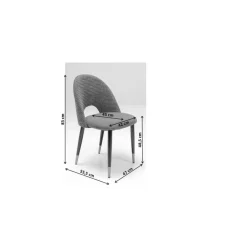 Stühle-KARE Design Stuhl Hudson Beige
