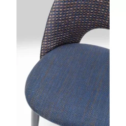 Stühle-KARE Design Stuhl Hudson Blau