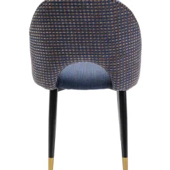 Stühle-KARE Design Stuhl Hudson Blau