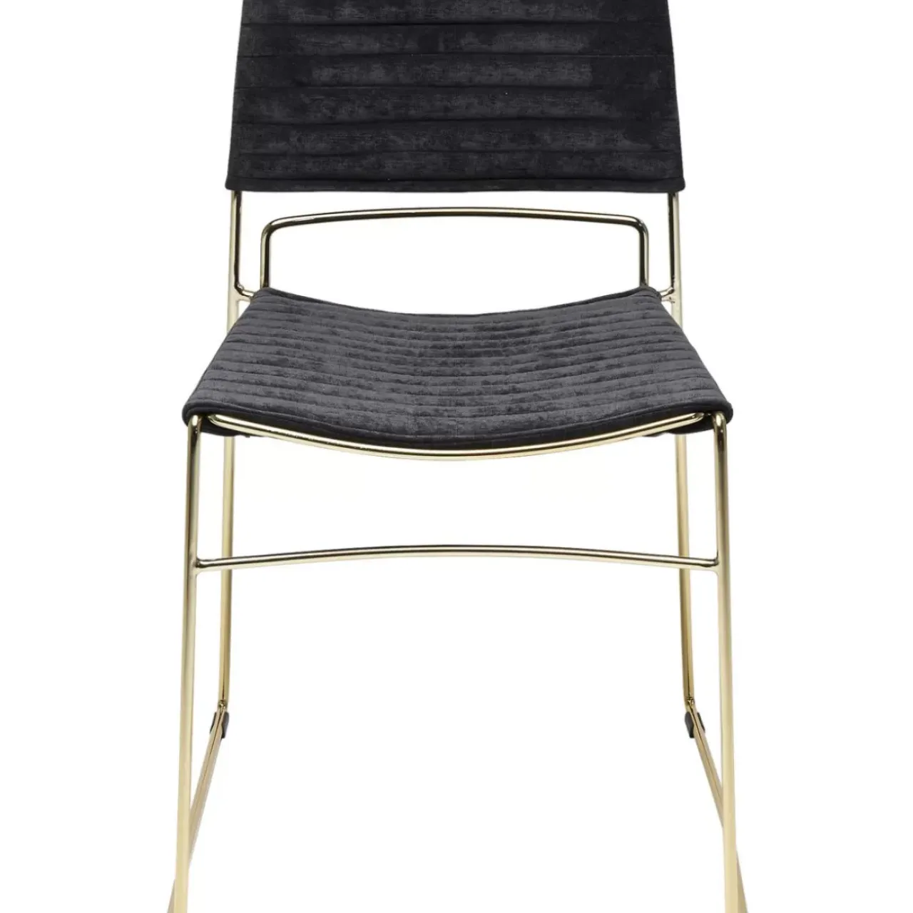 Stühle-KARE Design Stuhl Hugo Schwarz Gold