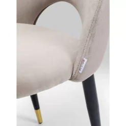 Stühle-KARE Design Stuhl Iris Velvet Beige