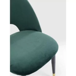 Stühle-KARE Design Stuhl Iris Velvet Grun