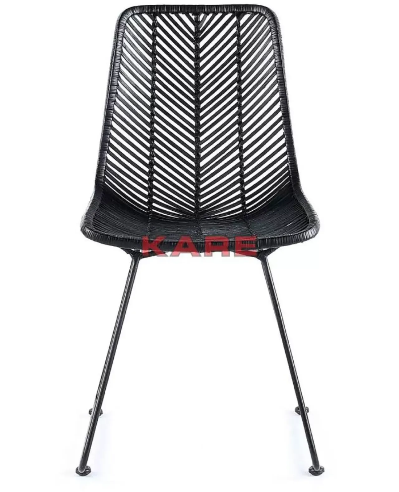 Stühle-KARE Design Stuhl Ko Lanta Schwarz
