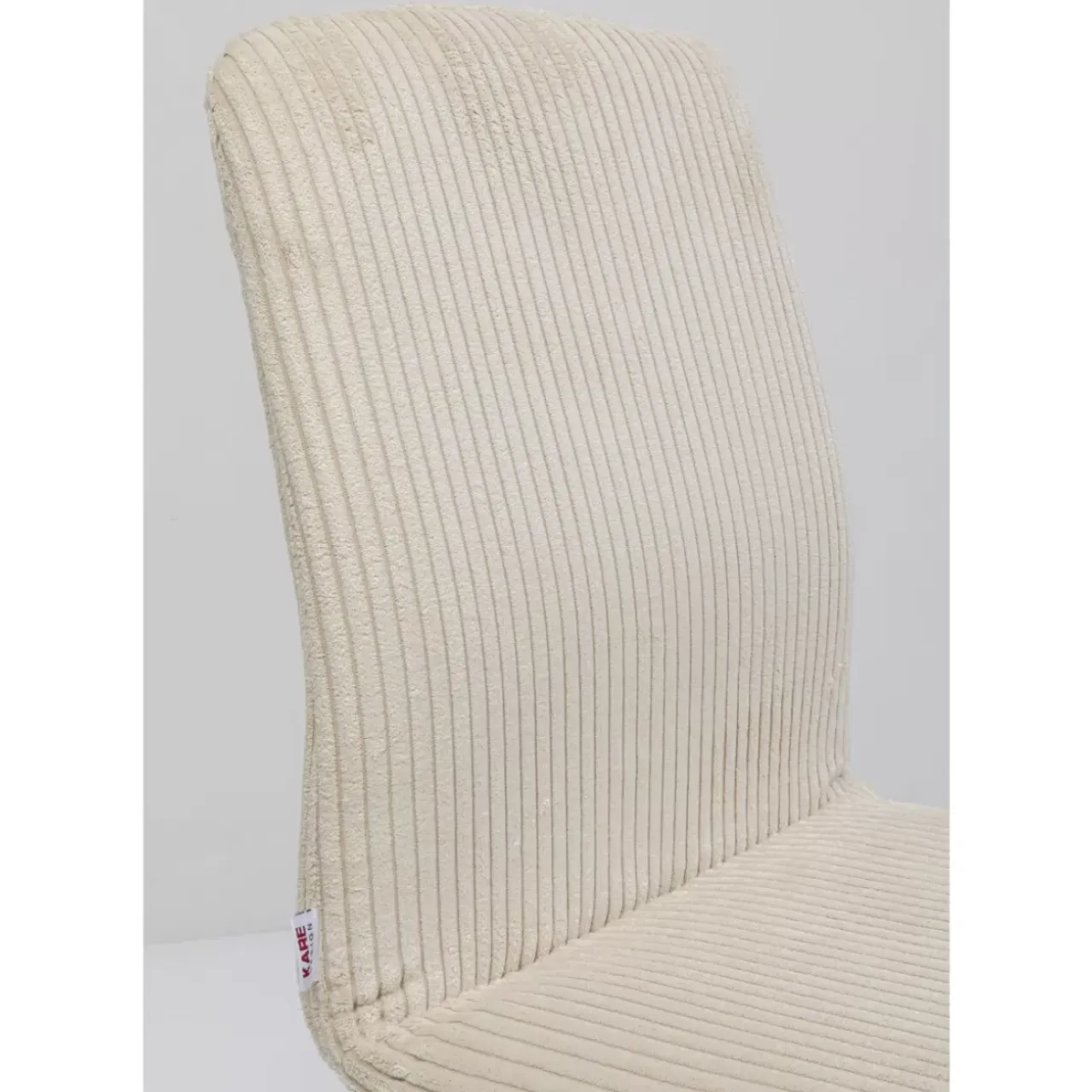 Stühle-KARE Design Stuhl Lara Cord Creme