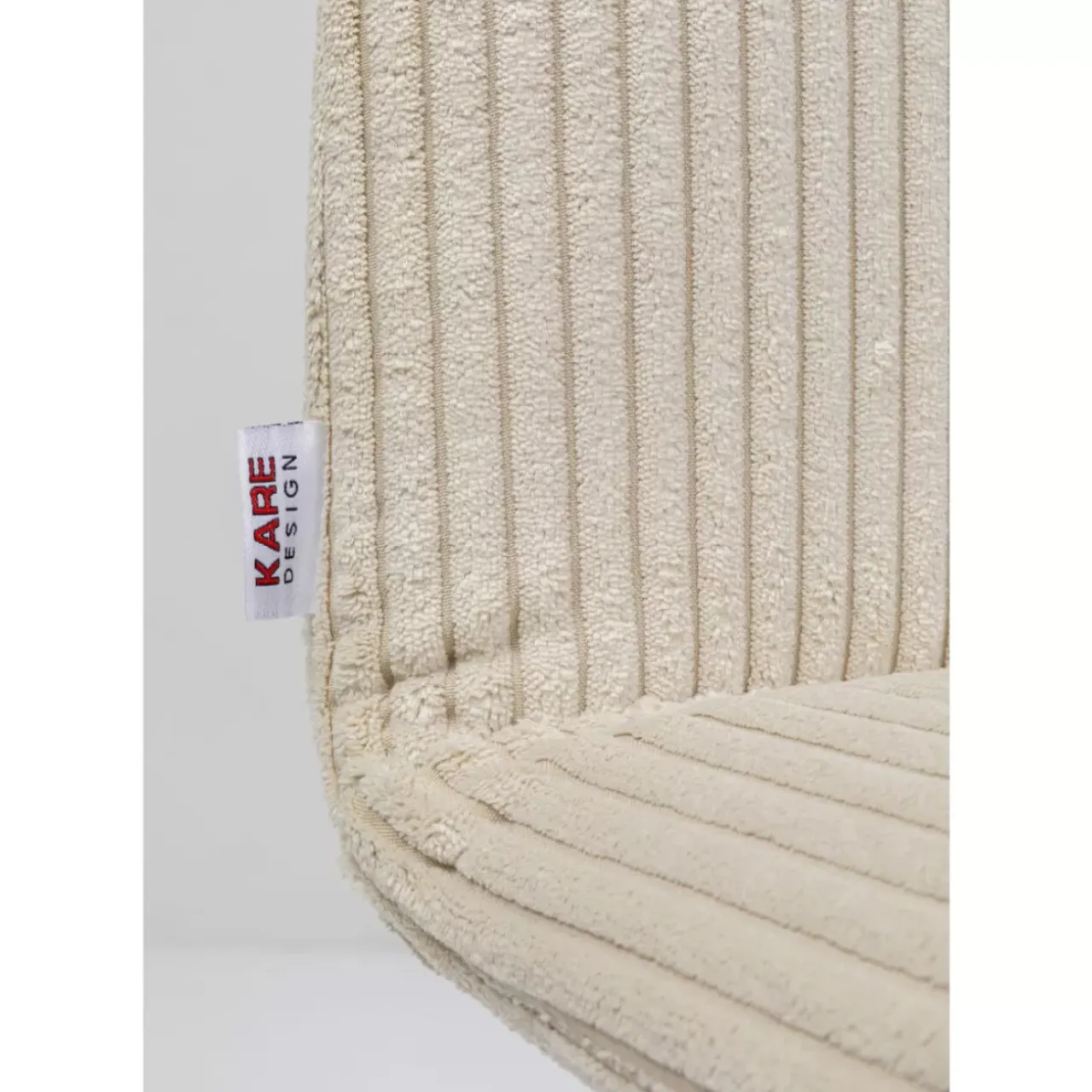 Stühle-KARE Design Stuhl Lara Cord Creme