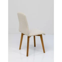 Stühle-KARE Design Stuhl Lara Cord Creme