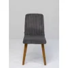 Stühle-KARE Design Stuhl Lara Cord Grau
