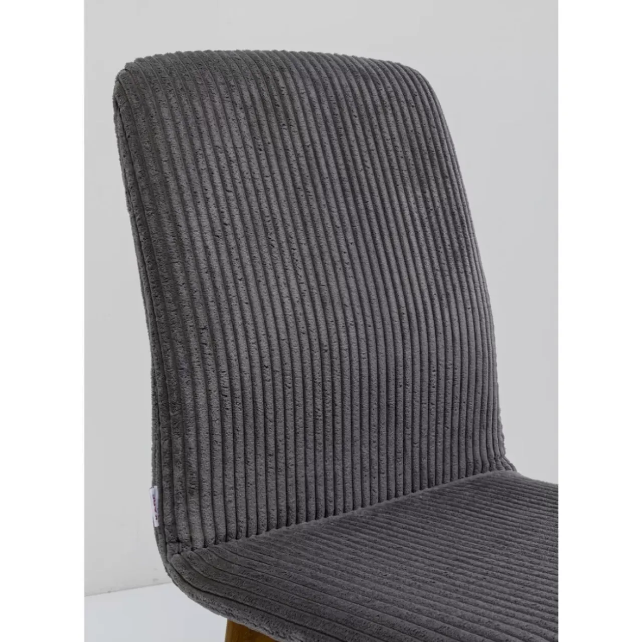 Stühle-KARE Design Stuhl Lara Cord Grau