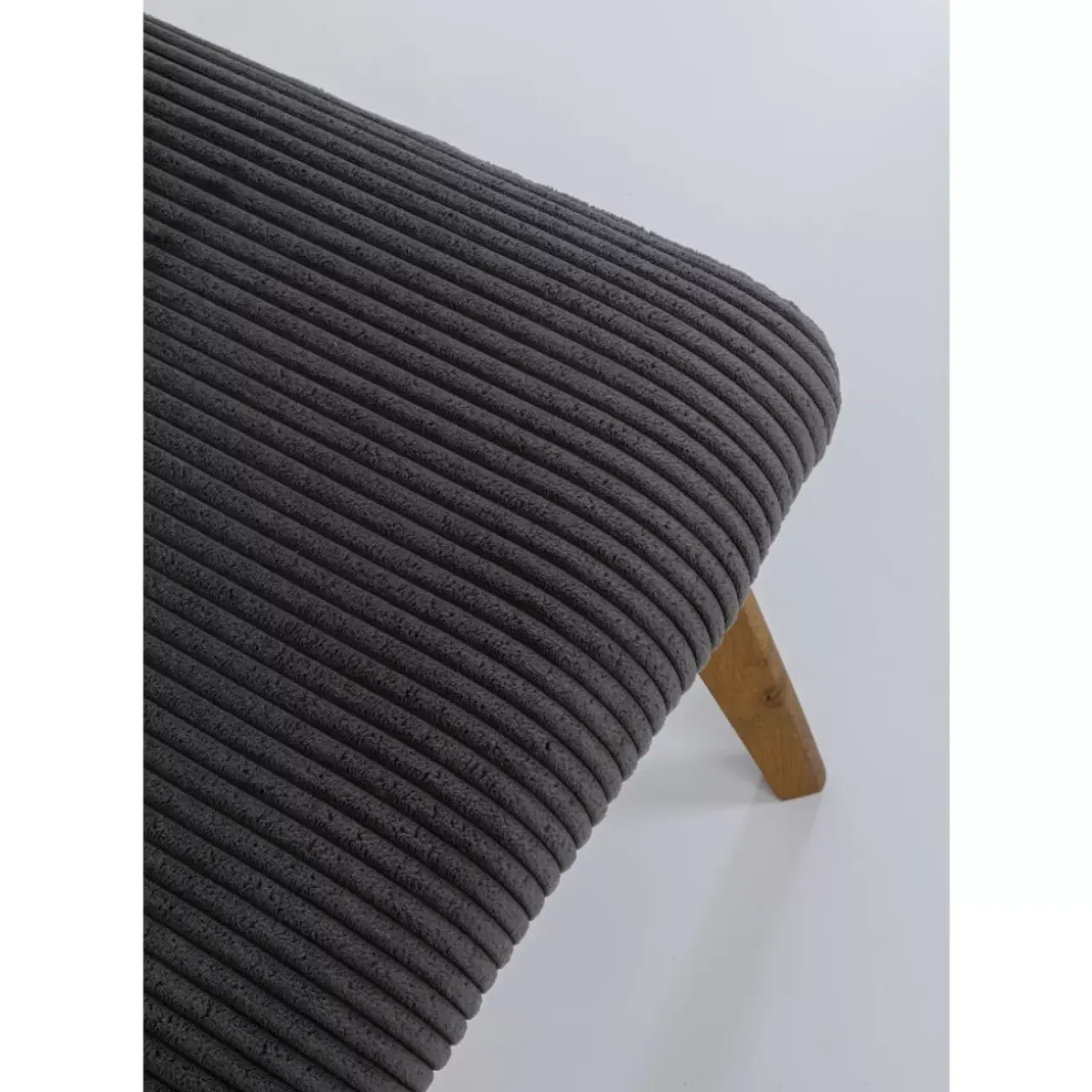 Stühle-KARE Design Stuhl Lara Cord Grau