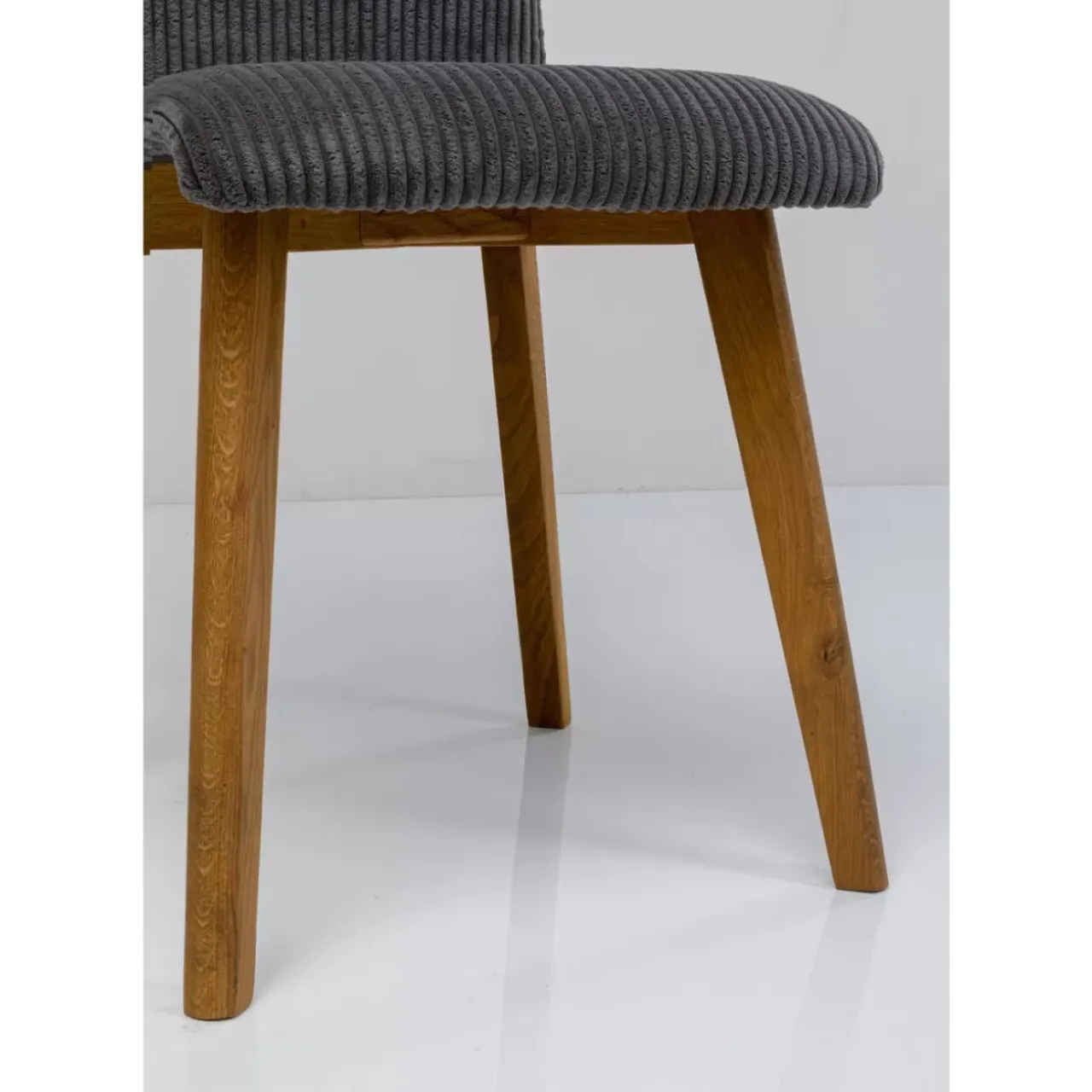 Stühle-KARE Design Stuhl Lara Cord Grau