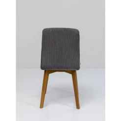 Stühle-KARE Design Stuhl Lara Cord Grau