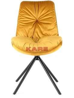 Stühle-KARE Design Stuhl Mila Gelb