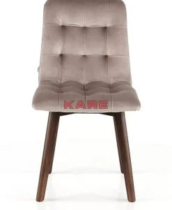 Stühle-KARE Design Stuhl Moritz Velvet Silbergrau