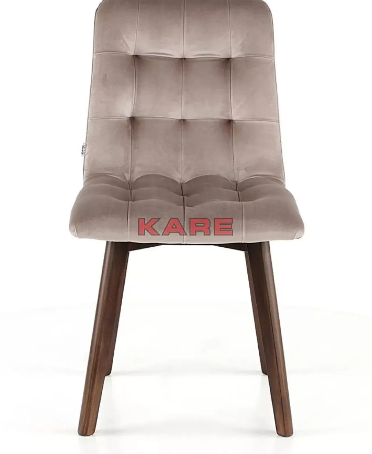 Stühle-KARE Design Stuhl Moritz Velvet Silbergrau