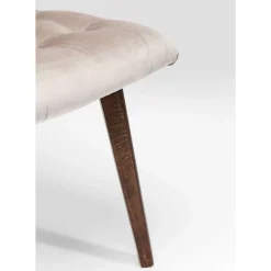 Stühle-KARE Design Stuhl Moritz Velvet Silbergrau