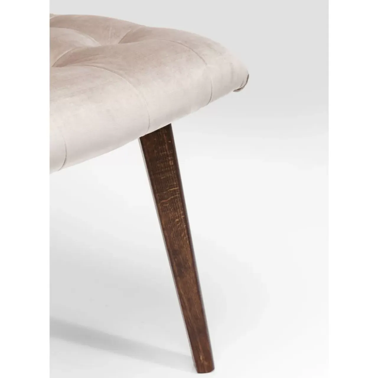 Stühle-KARE Design Stuhl Moritz Velvet Silbergrau