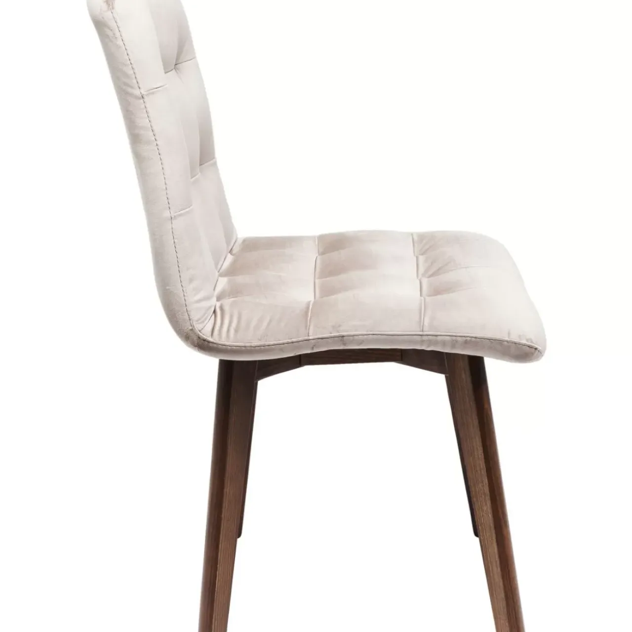 Stühle-KARE Design Stuhl Moritz Velvet Silbergrau
