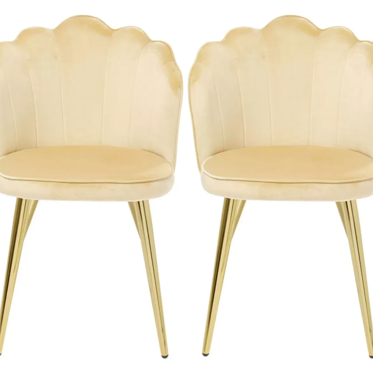 Stühle-KARE Design Stuhl Princess Beige (2/Set)