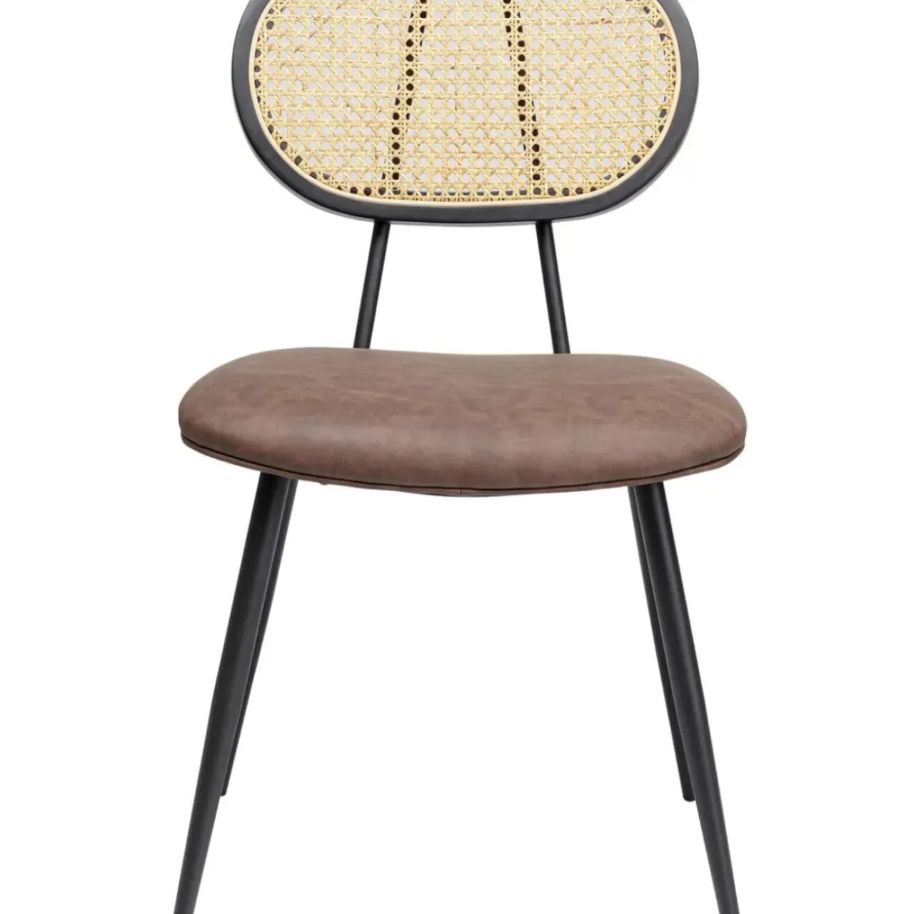 Stühle-KARE Design Stuhl Rosali Braun