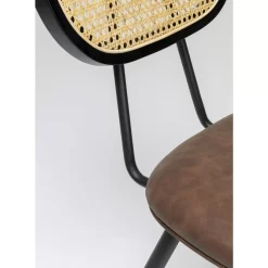Stühle-KARE Design Stuhl Rosali Braun