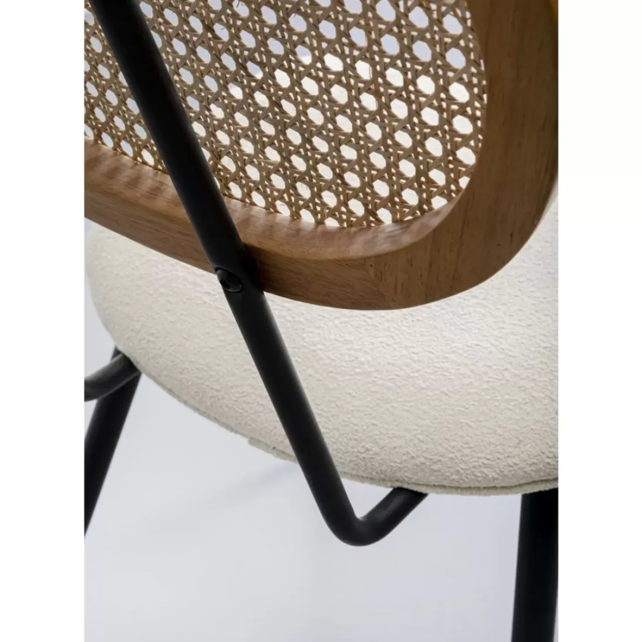 Stühle-KARE Design Stuhl Rosali Creme