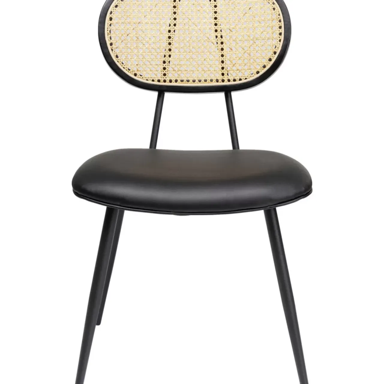 Stühle-KARE Design Stuhl Rosali Schwarz