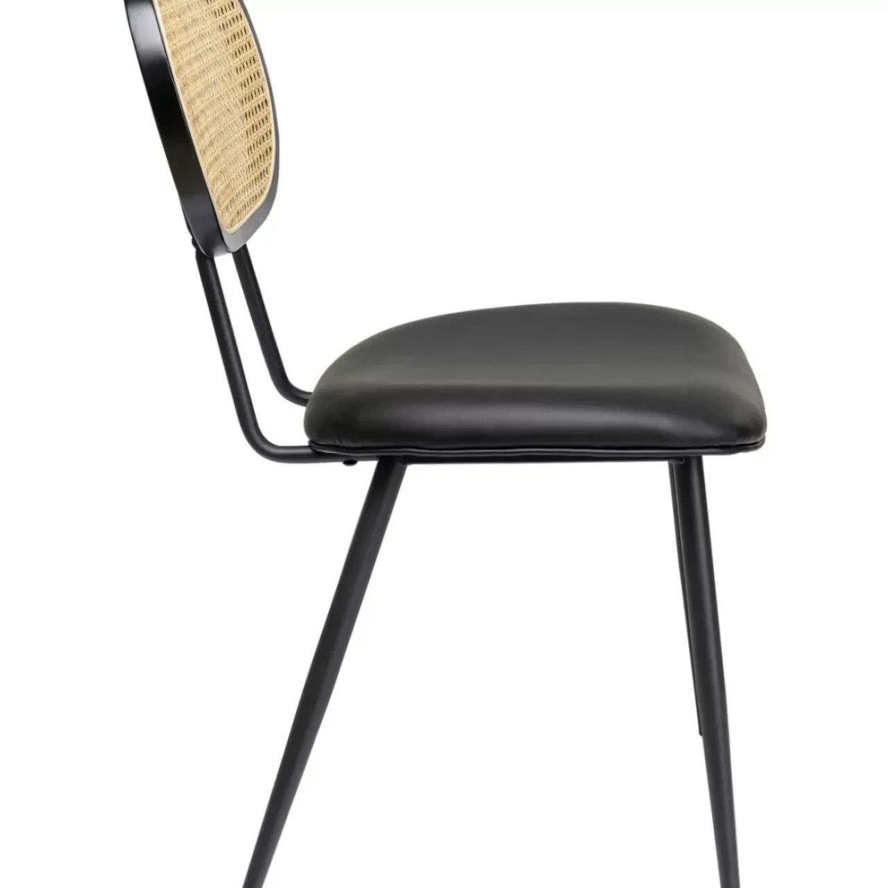 Stühle-KARE Design Stuhl Rosali Schwarz
