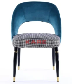 Stühle-KARE Design Stuhl Samantha Petrol