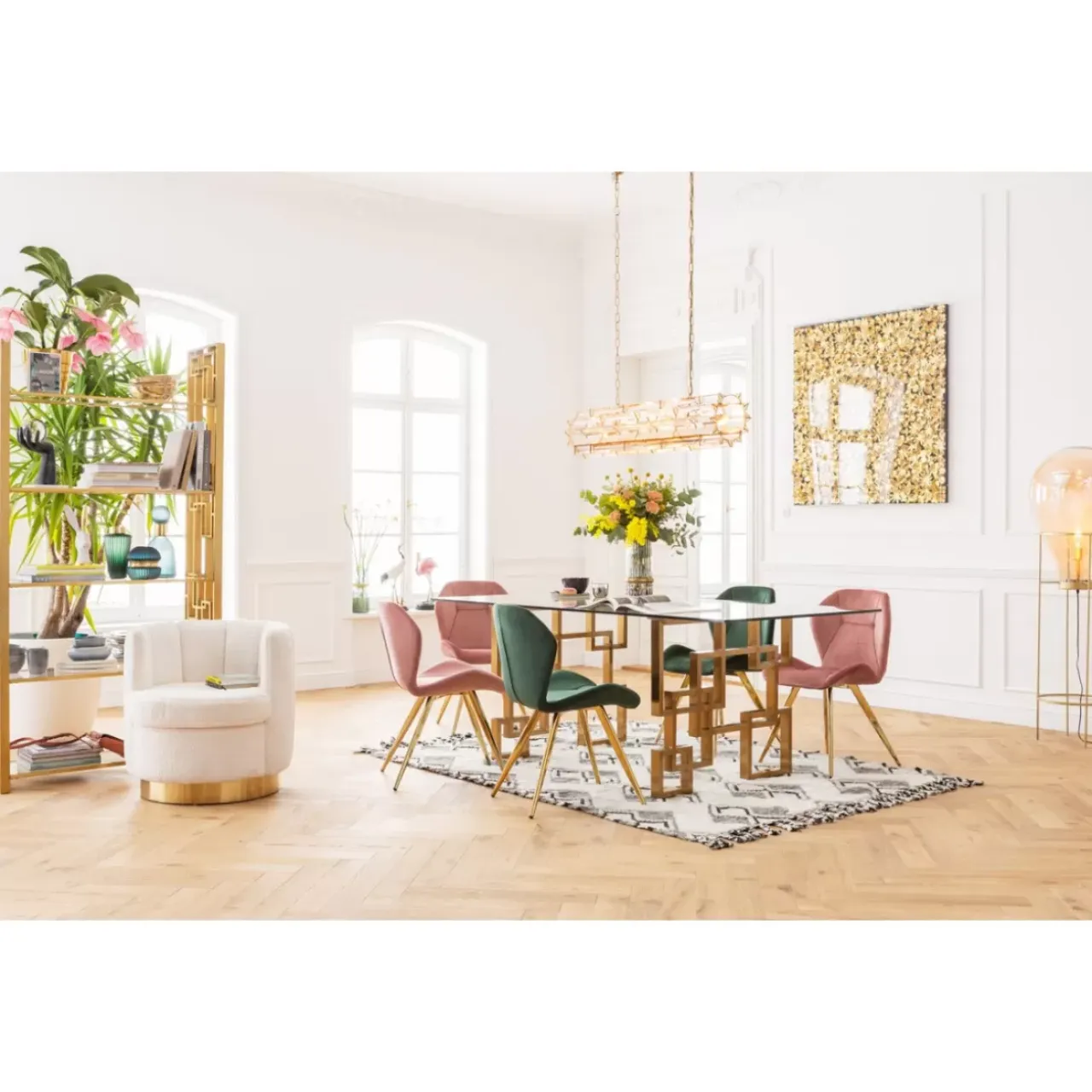 Stühle-KARE Design Stuhl Viva Rose