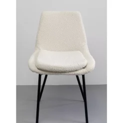 Stühle-KARE Design Stuhl West Side Boucle Creme