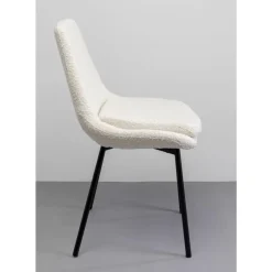 Stühle-KARE Design Stuhl West Side Boucle Creme