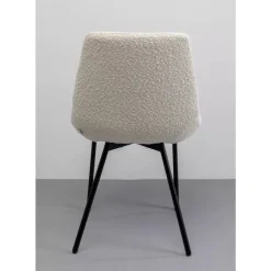 Stühle-KARE Design Stuhl West Side Boucle Creme