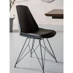 Stühle-KARE Design Stuhl Wire Black