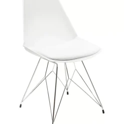 Stühle-KARE Design Stuhl Wire White