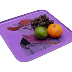 Geschirr & Tischaccessoires-KARE Design Tablett Ego Cat 27X27Cm